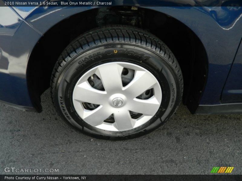 Blue Onyx Metallic / Charcoal 2010 Nissan Versa 1.6 Sedan