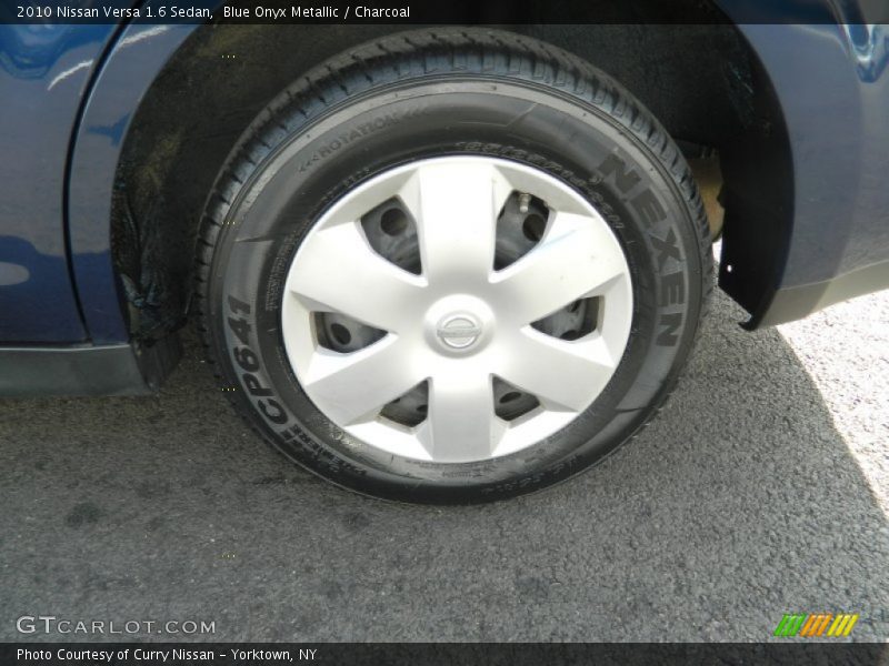 Blue Onyx Metallic / Charcoal 2010 Nissan Versa 1.6 Sedan