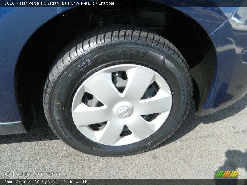Blue Onyx Metallic / Charcoal 2010 Nissan Versa 1.6 Sedan