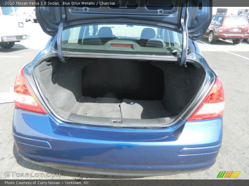 Blue Onyx Metallic / Charcoal 2010 Nissan Versa 1.6 Sedan