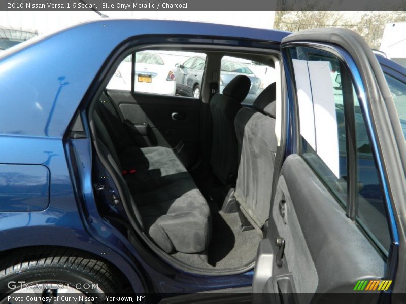Blue Onyx Metallic / Charcoal 2010 Nissan Versa 1.6 Sedan