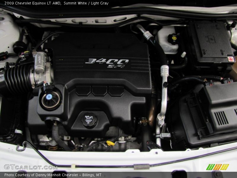 Summit White / Light Gray 2009 Chevrolet Equinox LT AWD