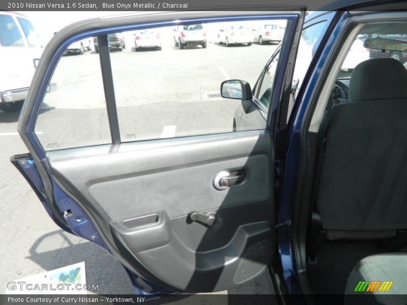 Blue Onyx Metallic / Charcoal 2010 Nissan Versa 1.6 Sedan