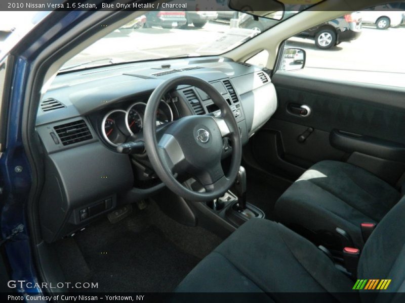 Blue Onyx Metallic / Charcoal 2010 Nissan Versa 1.6 Sedan