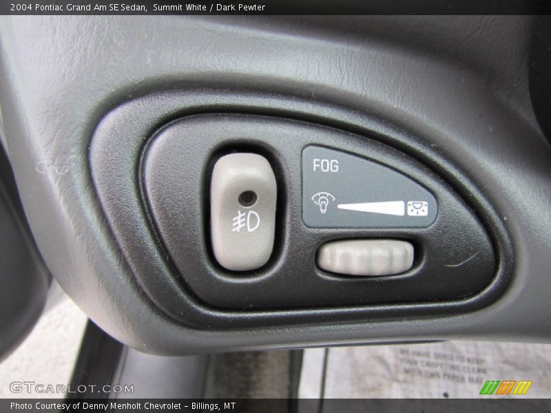 Summit White / Dark Pewter 2004 Pontiac Grand Am SE Sedan