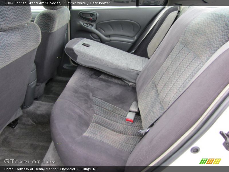 Summit White / Dark Pewter 2004 Pontiac Grand Am SE Sedan