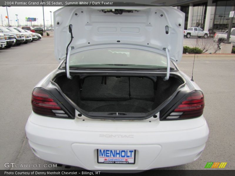 Summit White / Dark Pewter 2004 Pontiac Grand Am SE Sedan