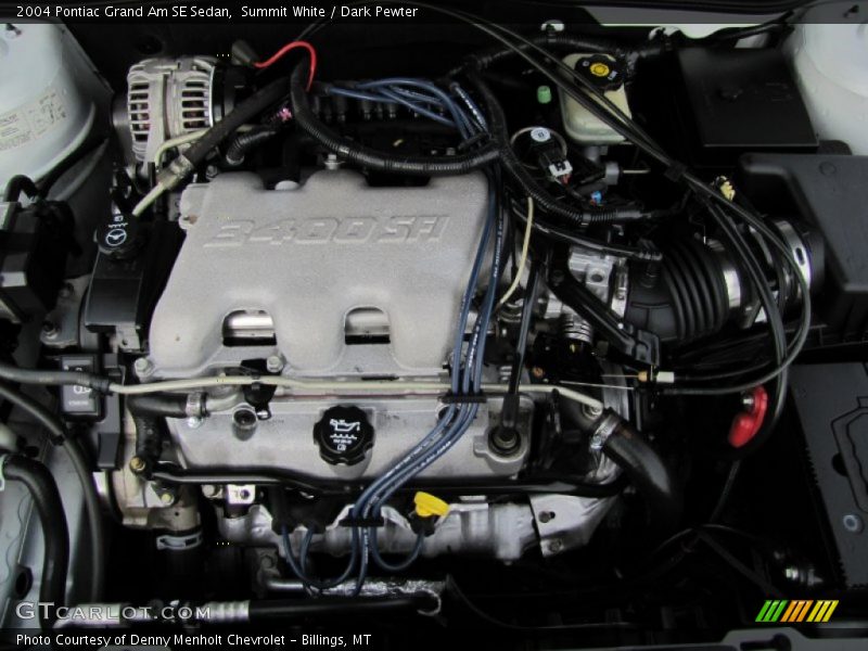 Summit White / Dark Pewter 2004 Pontiac Grand Am SE Sedan