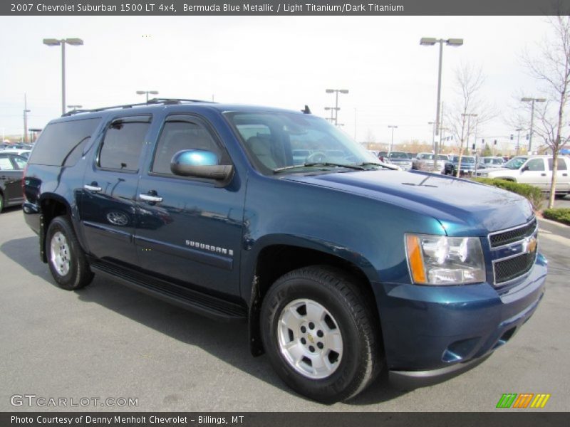 Bermuda Blue Metallic / Light Titanium/Dark Titanium 2007 Chevrolet Suburban 1500 LT 4x4
