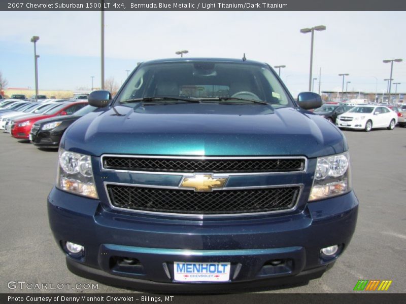 Bermuda Blue Metallic / Light Titanium/Dark Titanium 2007 Chevrolet Suburban 1500 LT 4x4
