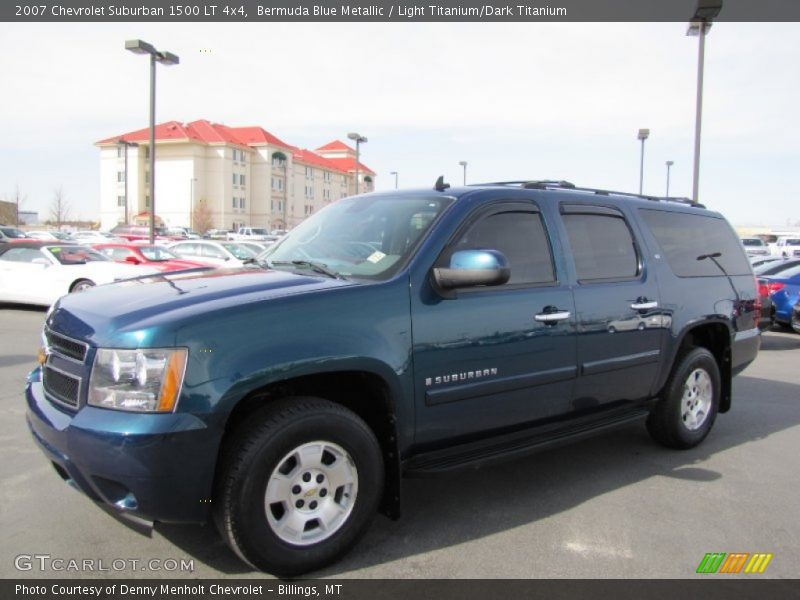 Bermuda Blue Metallic / Light Titanium/Dark Titanium 2007 Chevrolet Suburban 1500 LT 4x4
