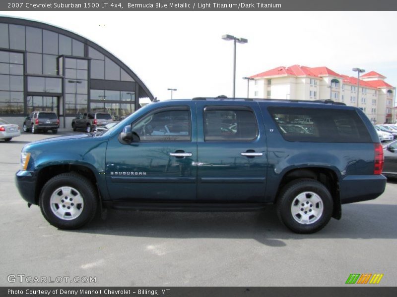 Bermuda Blue Metallic / Light Titanium/Dark Titanium 2007 Chevrolet Suburban 1500 LT 4x4