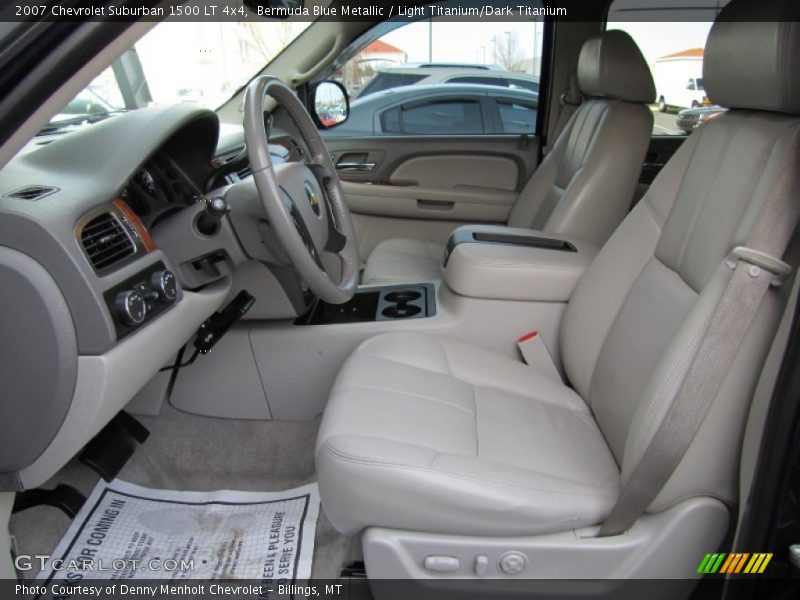 Bermuda Blue Metallic / Light Titanium/Dark Titanium 2007 Chevrolet Suburban 1500 LT 4x4