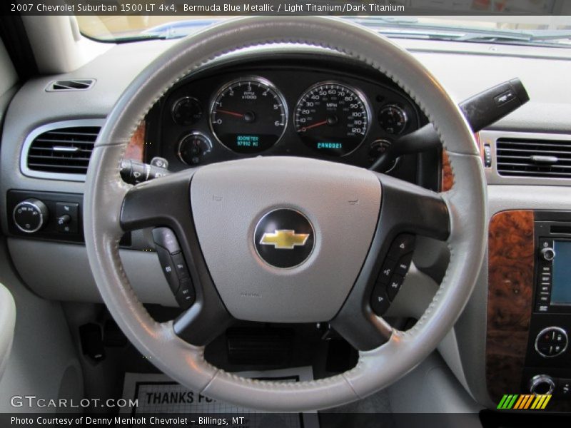 Bermuda Blue Metallic / Light Titanium/Dark Titanium 2007 Chevrolet Suburban 1500 LT 4x4