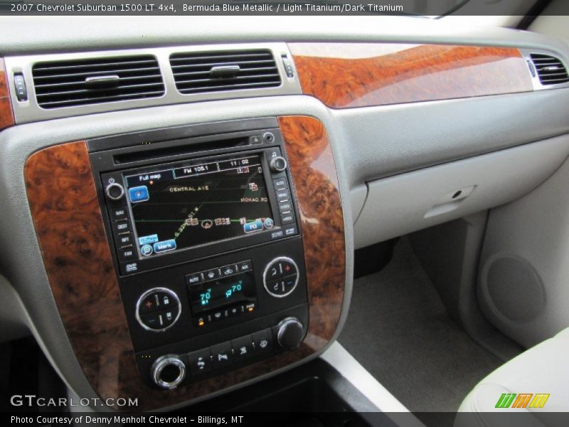 Bermuda Blue Metallic / Light Titanium/Dark Titanium 2007 Chevrolet Suburban 1500 LT 4x4