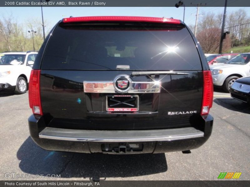 Black Raven / Ebony 2008 Cadillac Escalade ESV AWD