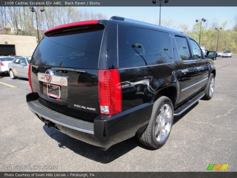 Black Raven / Ebony 2008 Cadillac Escalade ESV AWD