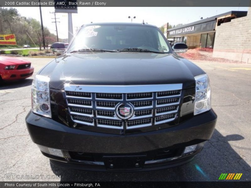 Black Raven / Ebony 2008 Cadillac Escalade ESV AWD