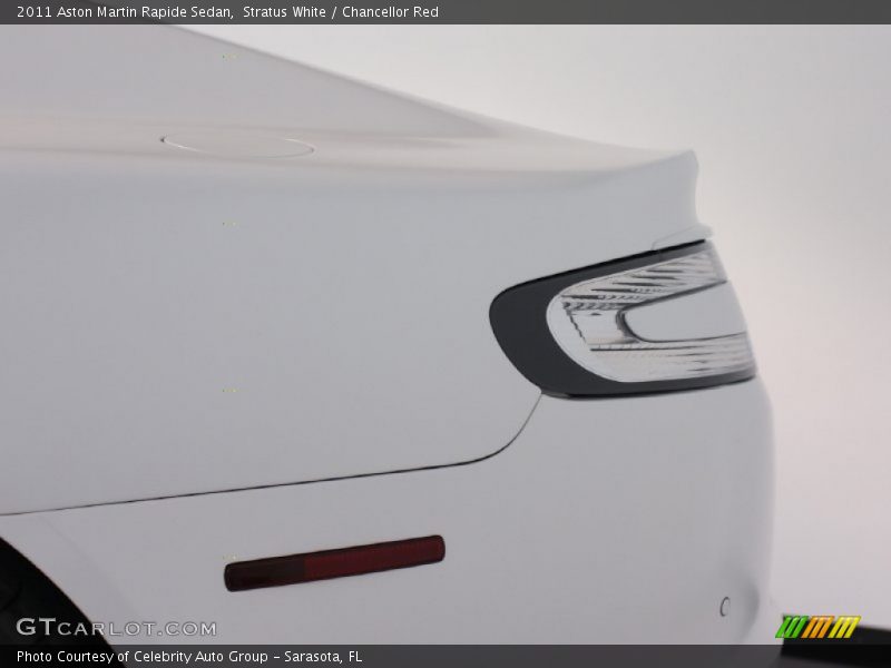 Stratus White / Chancellor Red 2011 Aston Martin Rapide Sedan