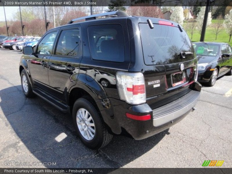 Black / Stone 2009 Mercury Mariner V6 Premier 4WD