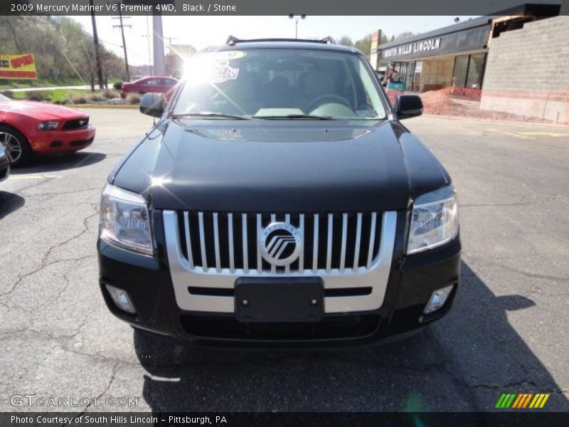 Black / Stone 2009 Mercury Mariner V6 Premier 4WD