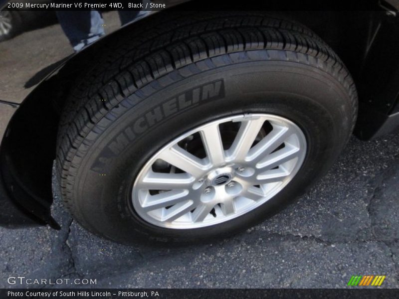 Black / Stone 2009 Mercury Mariner V6 Premier 4WD