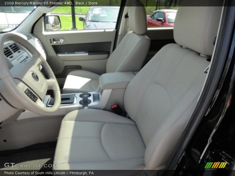 Black / Stone 2009 Mercury Mariner V6 Premier 4WD