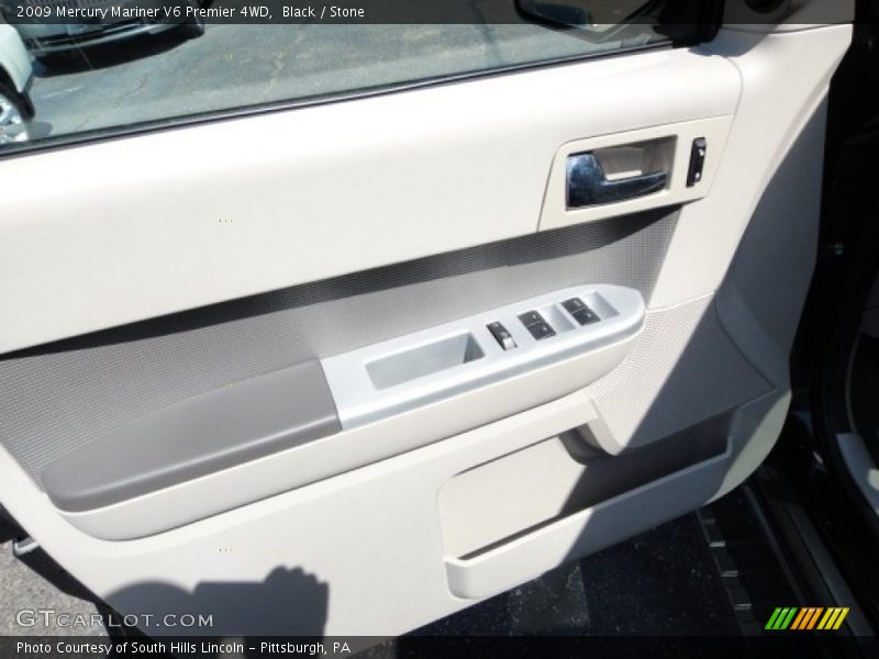 Black / Stone 2009 Mercury Mariner V6 Premier 4WD