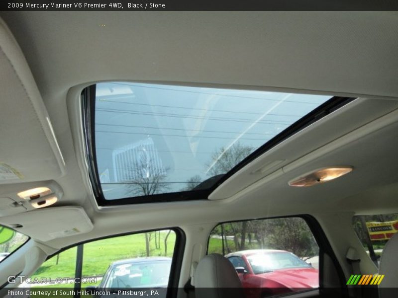 Black / Stone 2009 Mercury Mariner V6 Premier 4WD