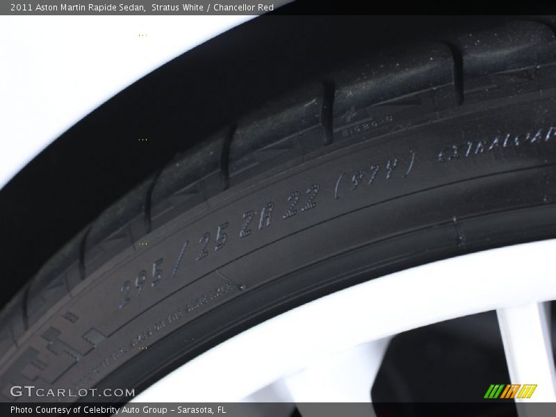 Stratus White / Chancellor Red 2011 Aston Martin Rapide Sedan