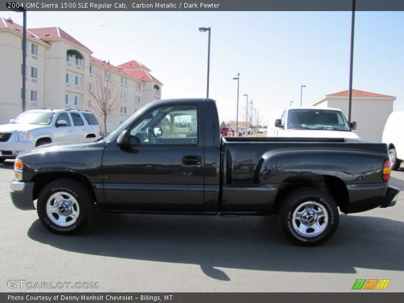 Carbon Metallic / Dark Pewter 2004 GMC Sierra 1500 SLE Regular Cab