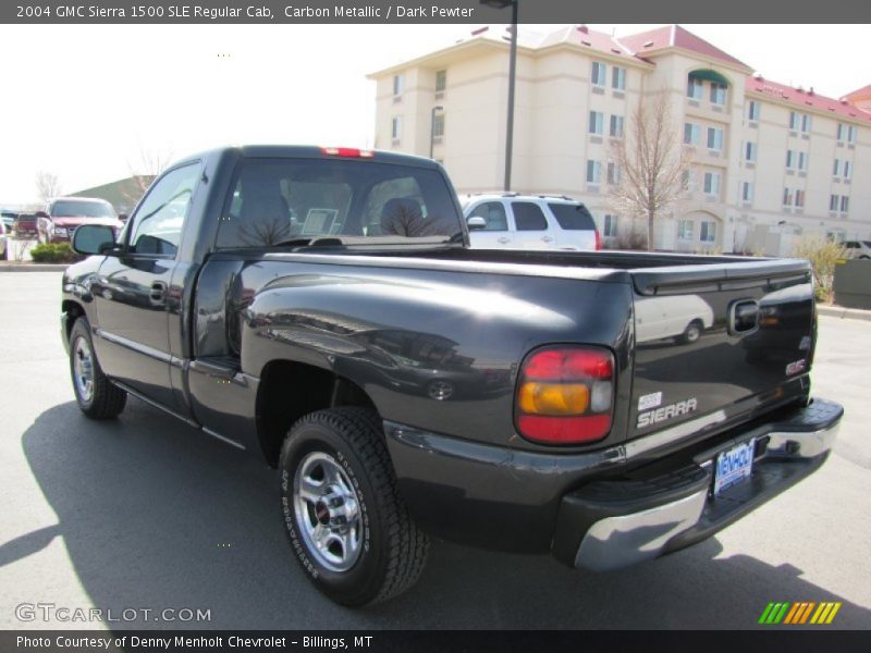 Carbon Metallic / Dark Pewter 2004 GMC Sierra 1500 SLE Regular Cab