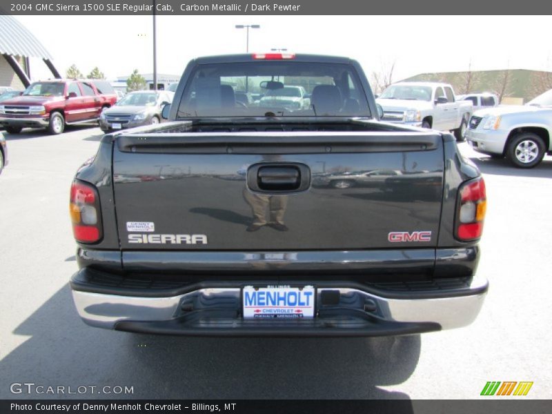 Carbon Metallic / Dark Pewter 2004 GMC Sierra 1500 SLE Regular Cab