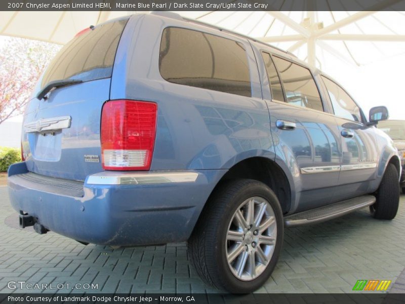 Marine Blue Pearl / Dark Slate Gray/Light Slate Gray 2007 Chrysler Aspen Limited HEMI