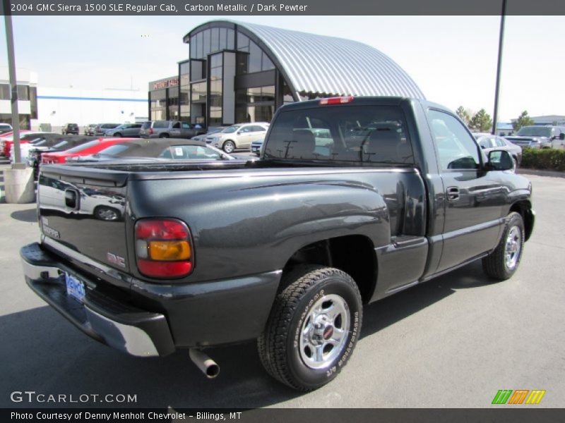 Carbon Metallic / Dark Pewter 2004 GMC Sierra 1500 SLE Regular Cab