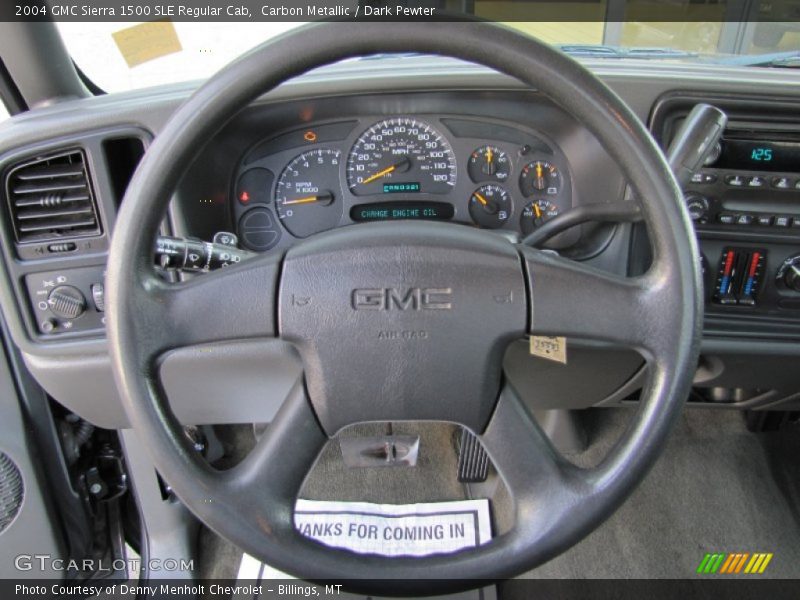  2004 Sierra 1500 SLE Regular Cab Steering Wheel