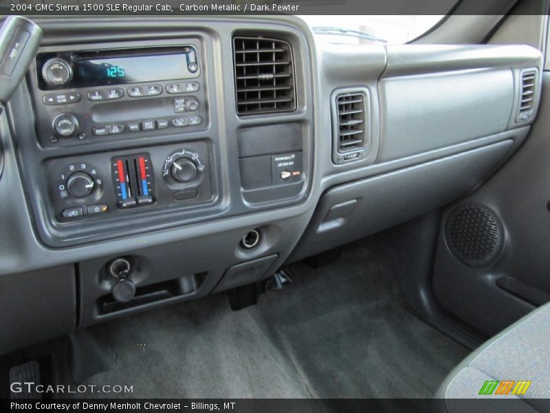 Carbon Metallic / Dark Pewter 2004 GMC Sierra 1500 SLE Regular Cab