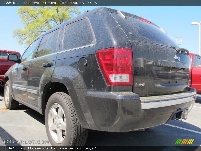 Black / Medium Slate Gray 2005 Jeep Grand Cherokee Limited