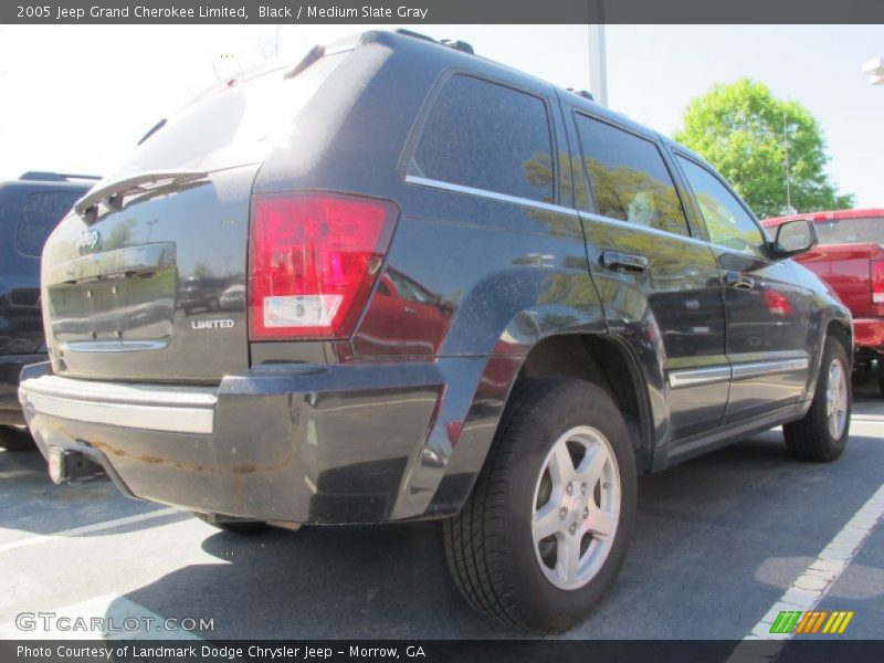 Black / Medium Slate Gray 2005 Jeep Grand Cherokee Limited