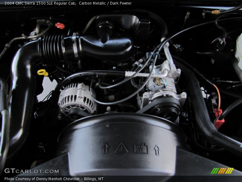 Carbon Metallic / Dark Pewter 2004 GMC Sierra 1500 SLE Regular Cab