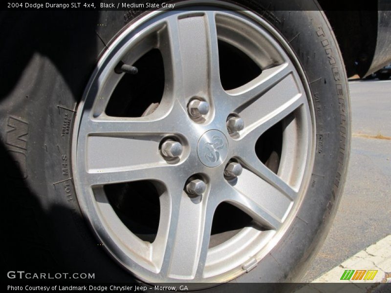 Black / Medium Slate Gray 2004 Dodge Durango SLT 4x4