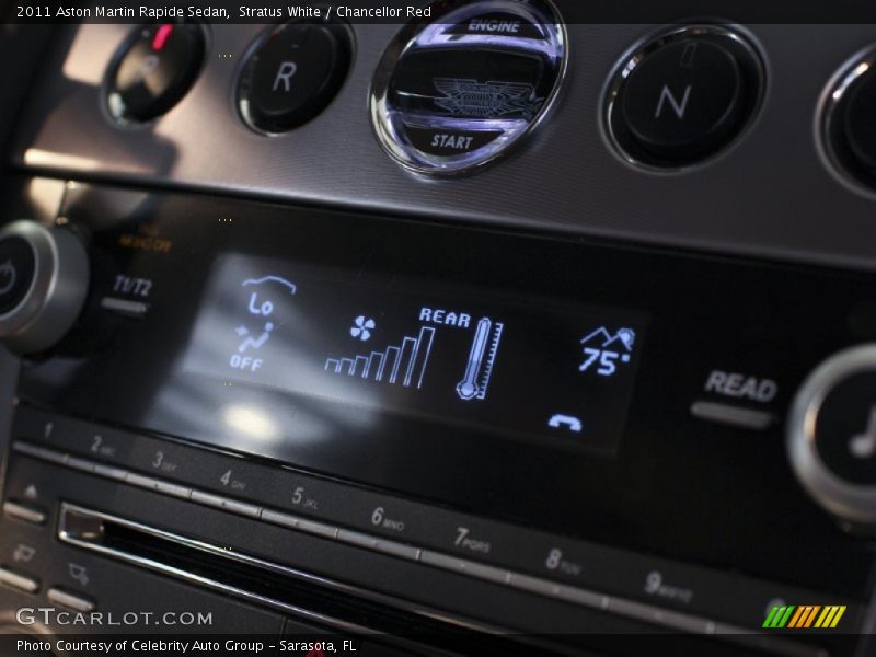 Stratus White / Chancellor Red 2011 Aston Martin Rapide Sedan