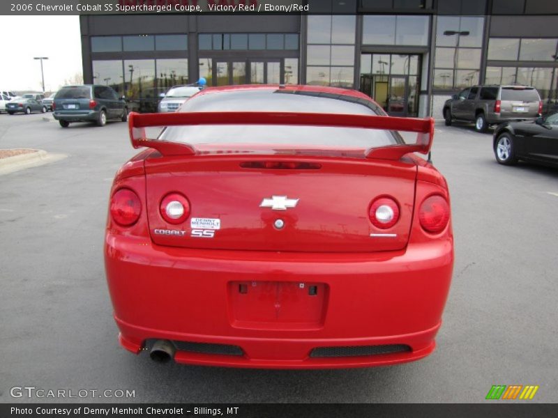 Victory Red / Ebony/Red 2006 Chevrolet Cobalt SS Supercharged Coupe