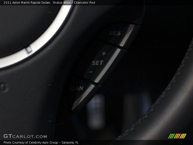 Stratus White / Chancellor Red 2011 Aston Martin Rapide Sedan