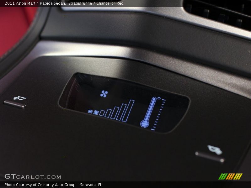 Stratus White / Chancellor Red 2011 Aston Martin Rapide Sedan