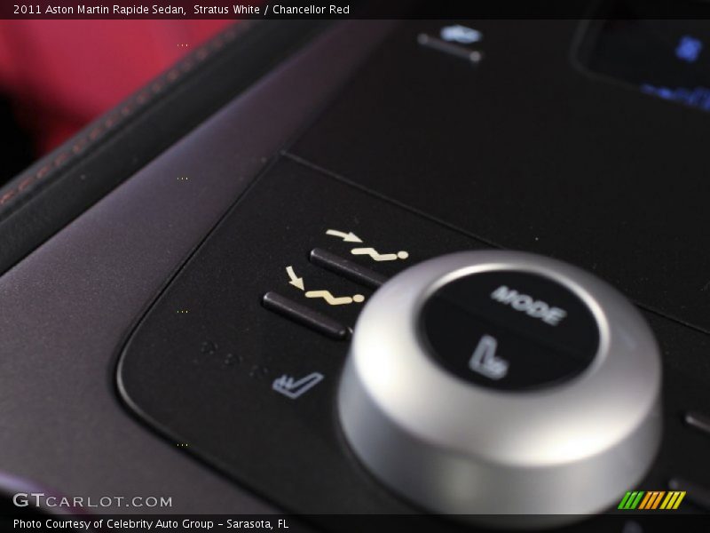 Stratus White / Chancellor Red 2011 Aston Martin Rapide Sedan