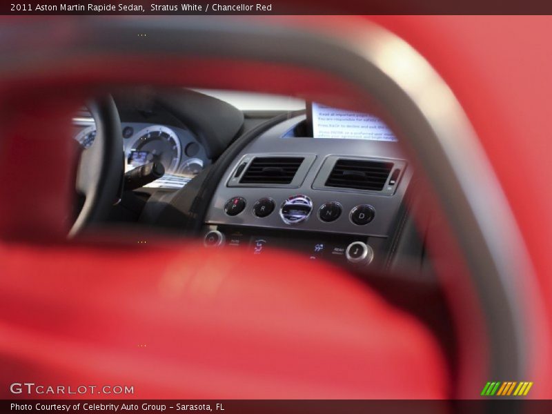 Stratus White / Chancellor Red 2011 Aston Martin Rapide Sedan