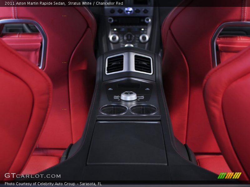 Stratus White / Chancellor Red 2011 Aston Martin Rapide Sedan