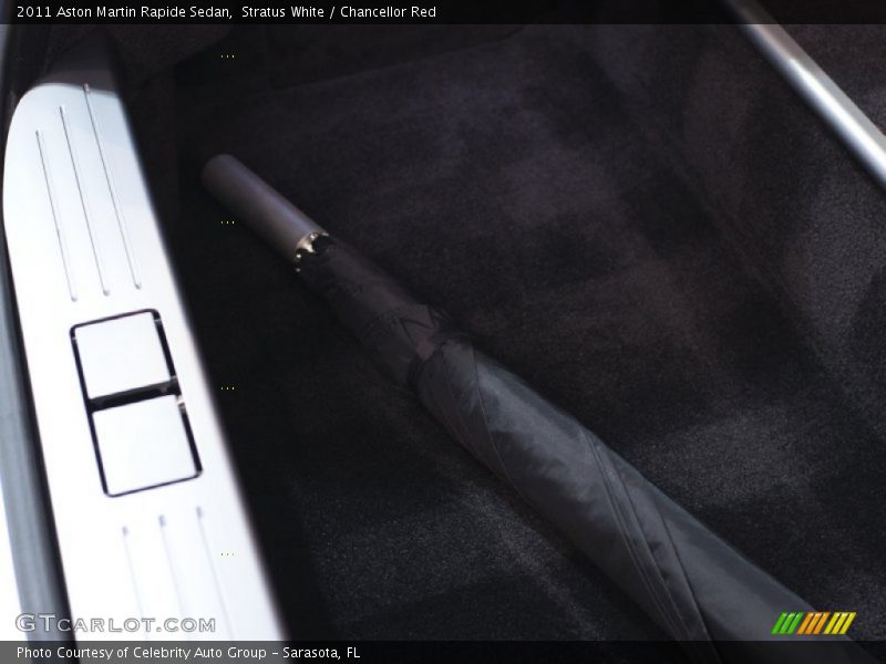 Stratus White / Chancellor Red 2011 Aston Martin Rapide Sedan