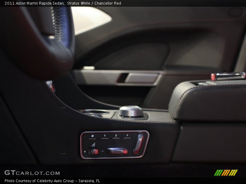 Stratus White / Chancellor Red 2011 Aston Martin Rapide Sedan